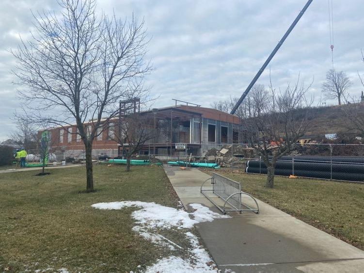 Renovation and construction of the PAW Center continues. 